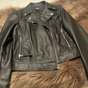 Express Black Leather Jacket